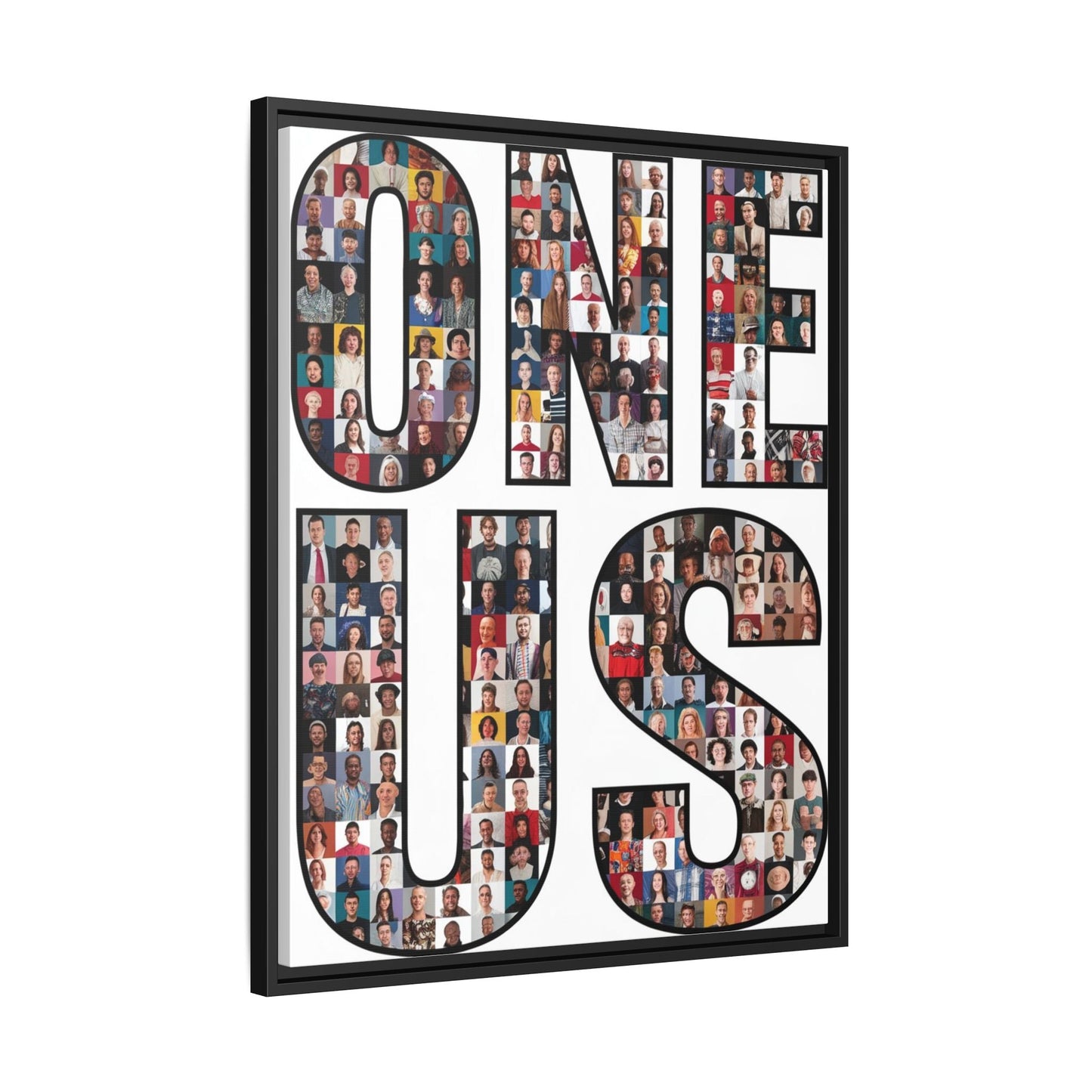 "One Us Humanity" Canvas Print - We Are One - Abanak