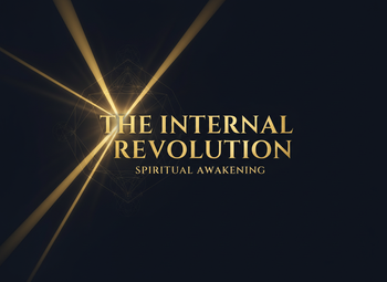 The internal revolution - spiritual awakening and consciousness transformation concept art