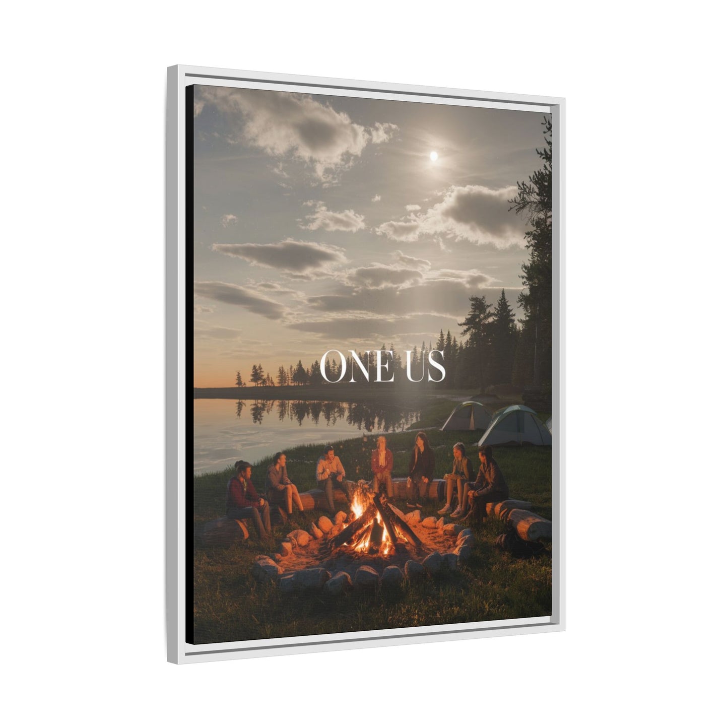 One Us — Campfire Unity | Authentic Connection Wall Art