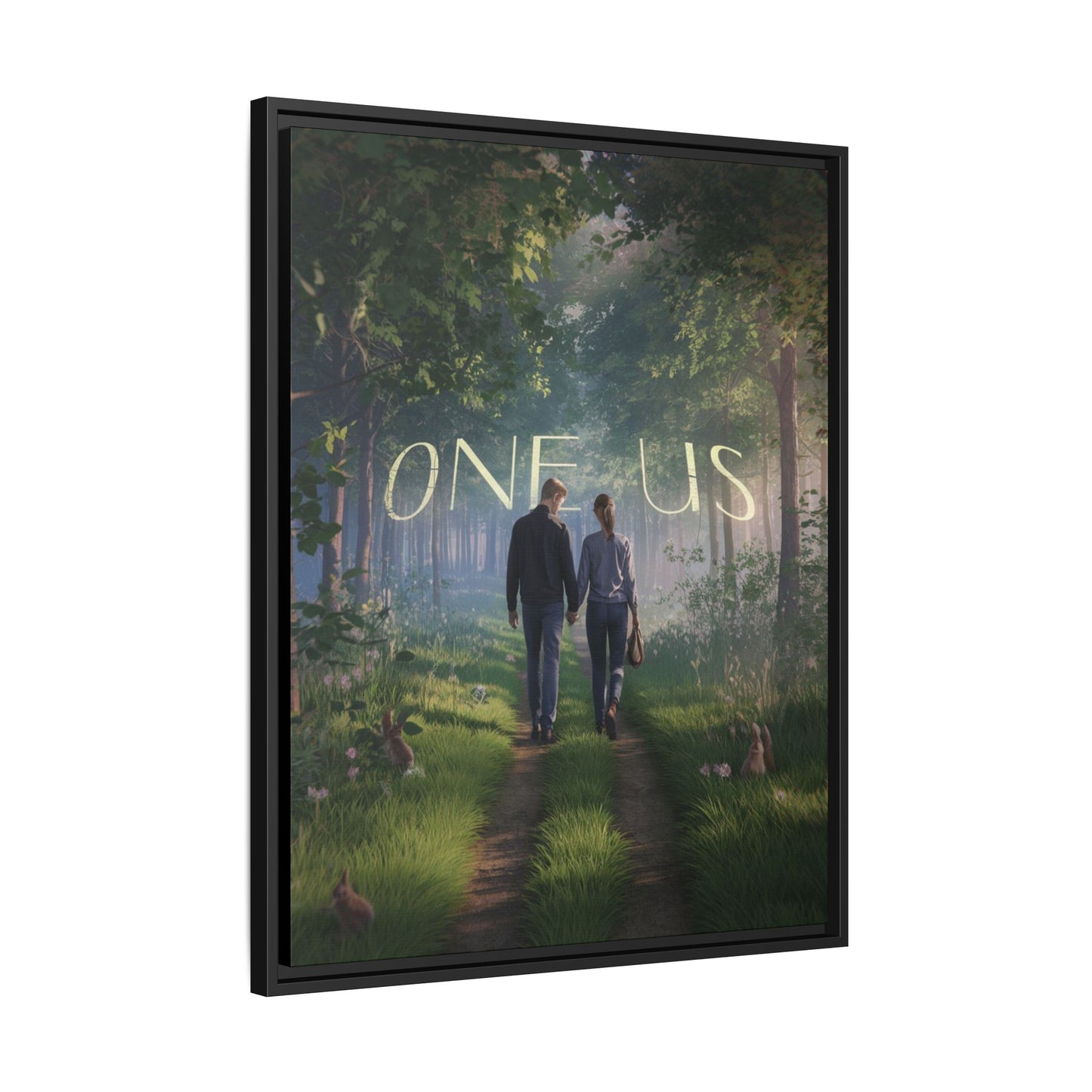 One Us Sacred Path Canvas: Two Walking as One — The Journey of Collective Awakening