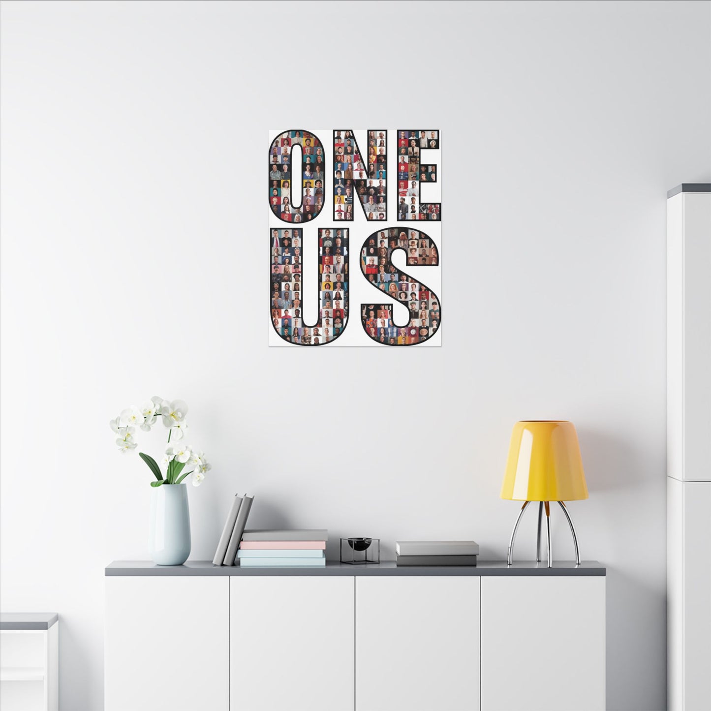 "One Us Humanity" Canvas Print - We Are One