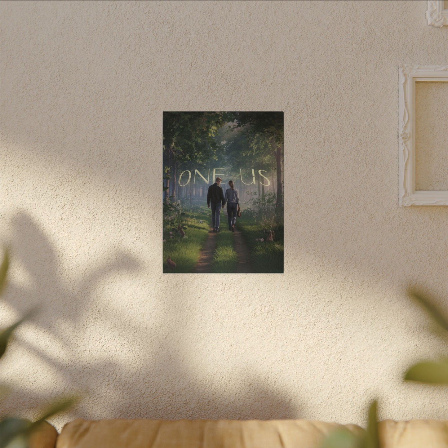 One Us Sacred Path Canvas: Two Walking as One — The Journey of Collective Awakening