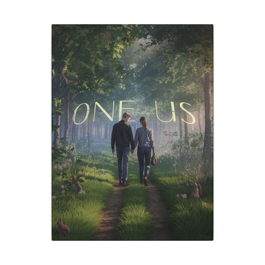 One Us Sacred Path Canvas: Two Walking as One — The Journey of Collective Awakening