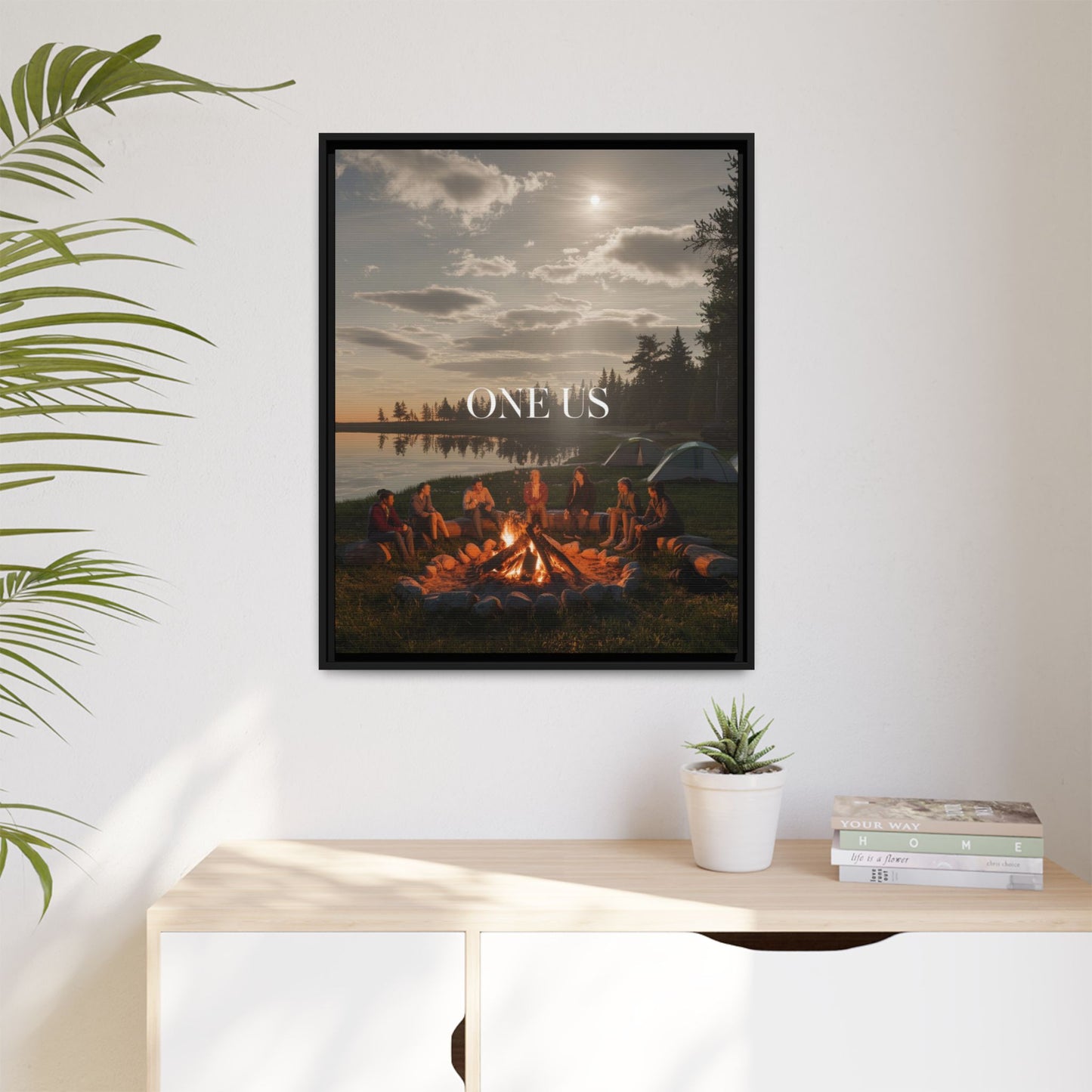 One Us — Campfire Unity | Authentic Connection Wall Art