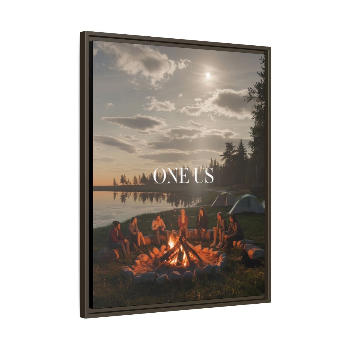 One Us — Campfire Unity | Authentic Connection Wall Art - Abanak