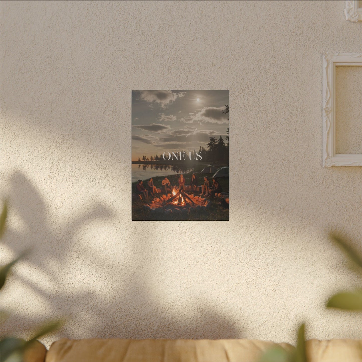 One Us — Campfire Unity | Authentic Connection Wall Art - Abanak