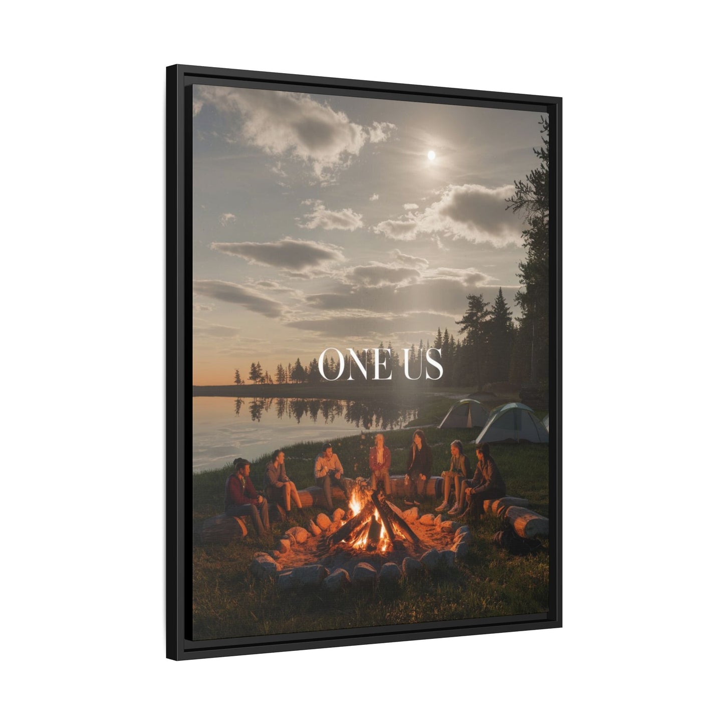 One Us — Campfire Unity | Authentic Connection Wall Art - Abanak