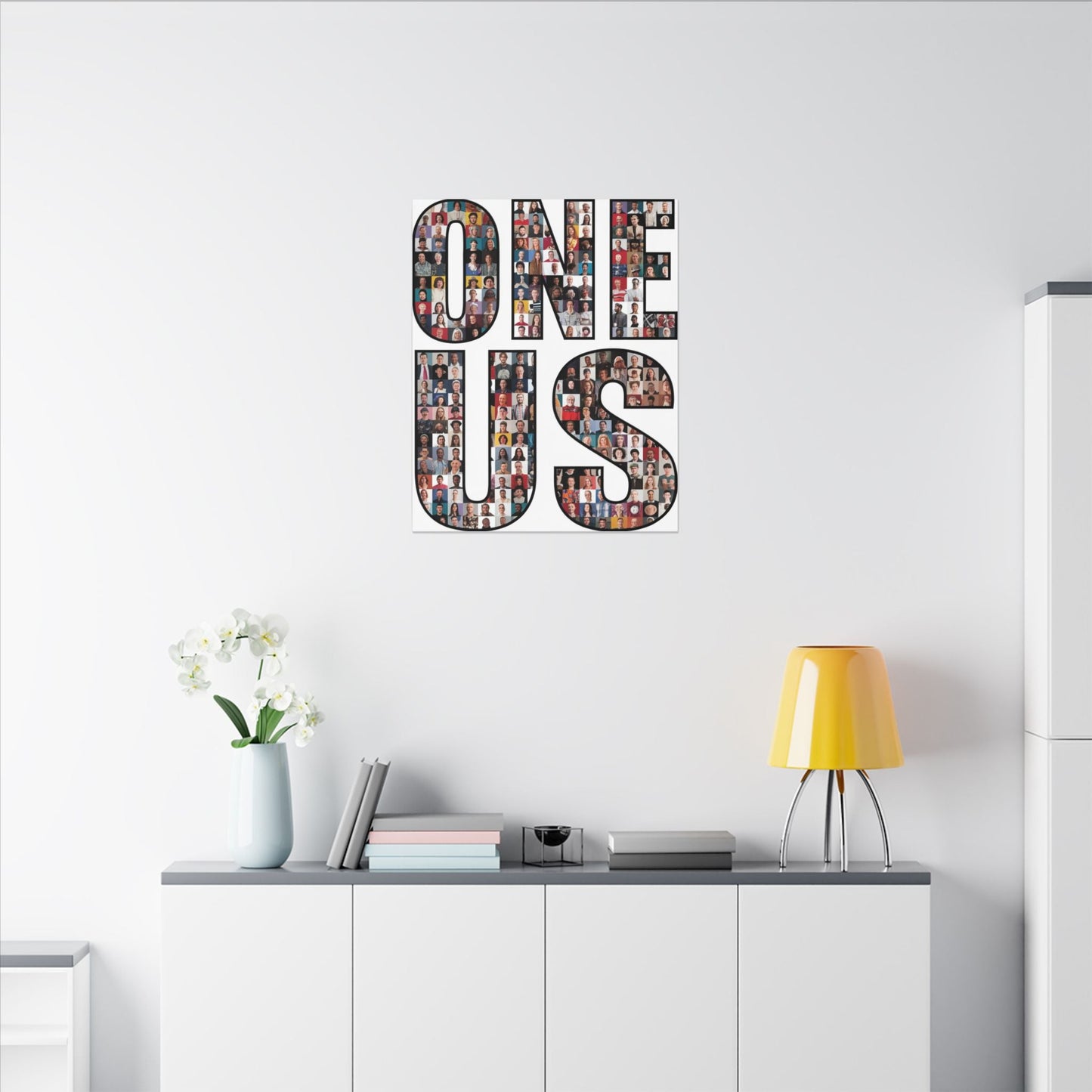 "One Us Humanity" Canvas Print - We Are One - Abanak