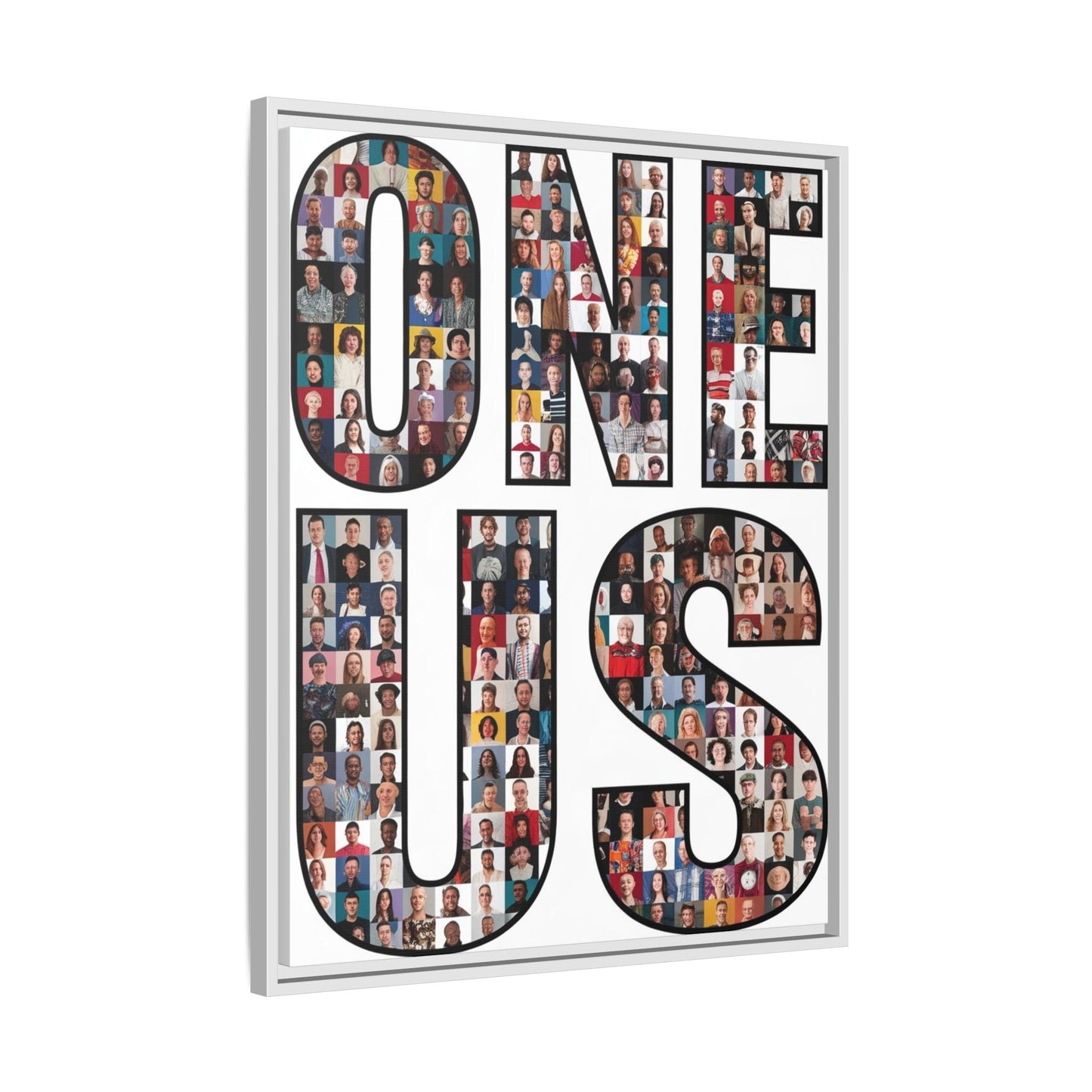 "One Us Humanity" Canvas Print - We Are One - Abanak