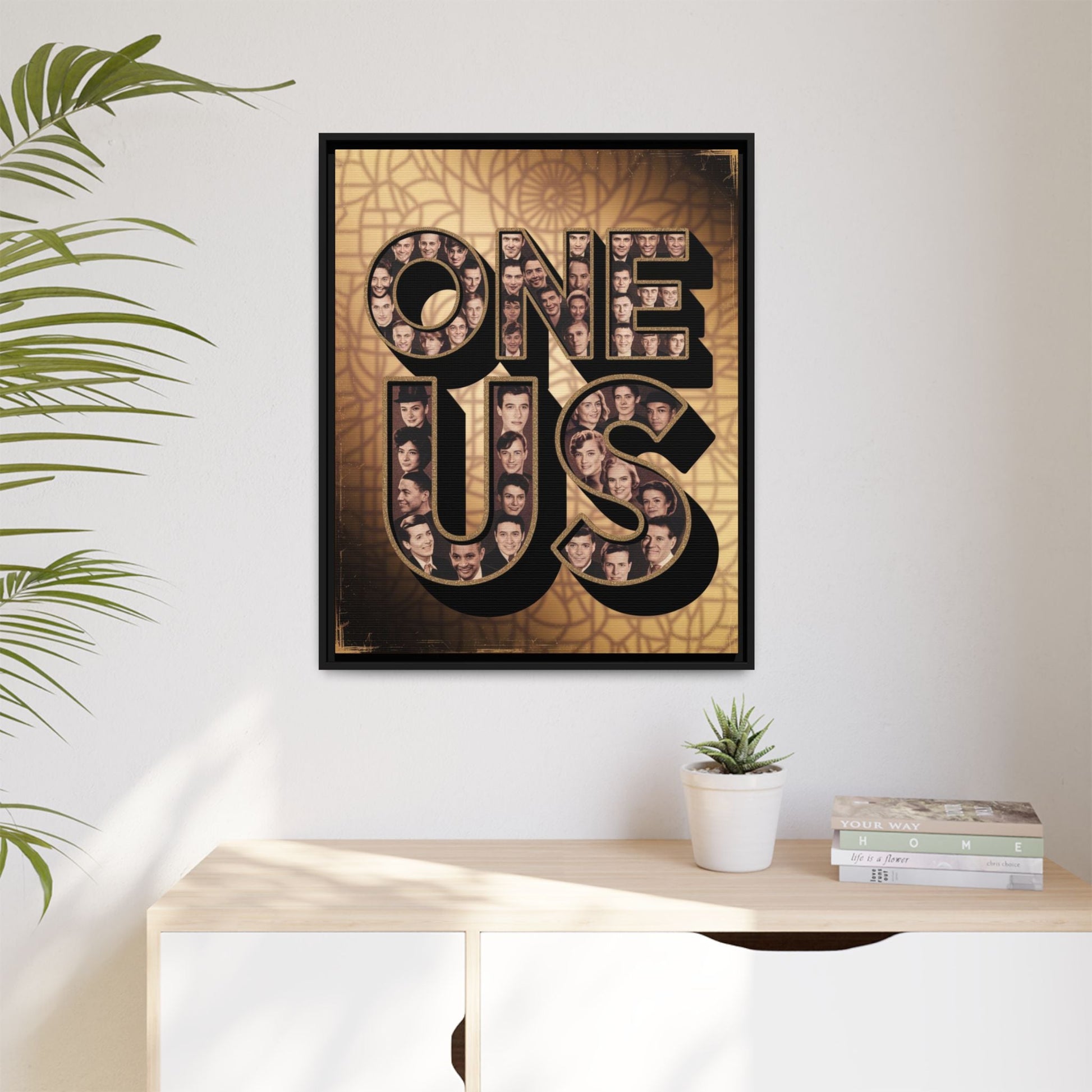 One Us Humanity Canvas Print - We Are One Us - Abanak