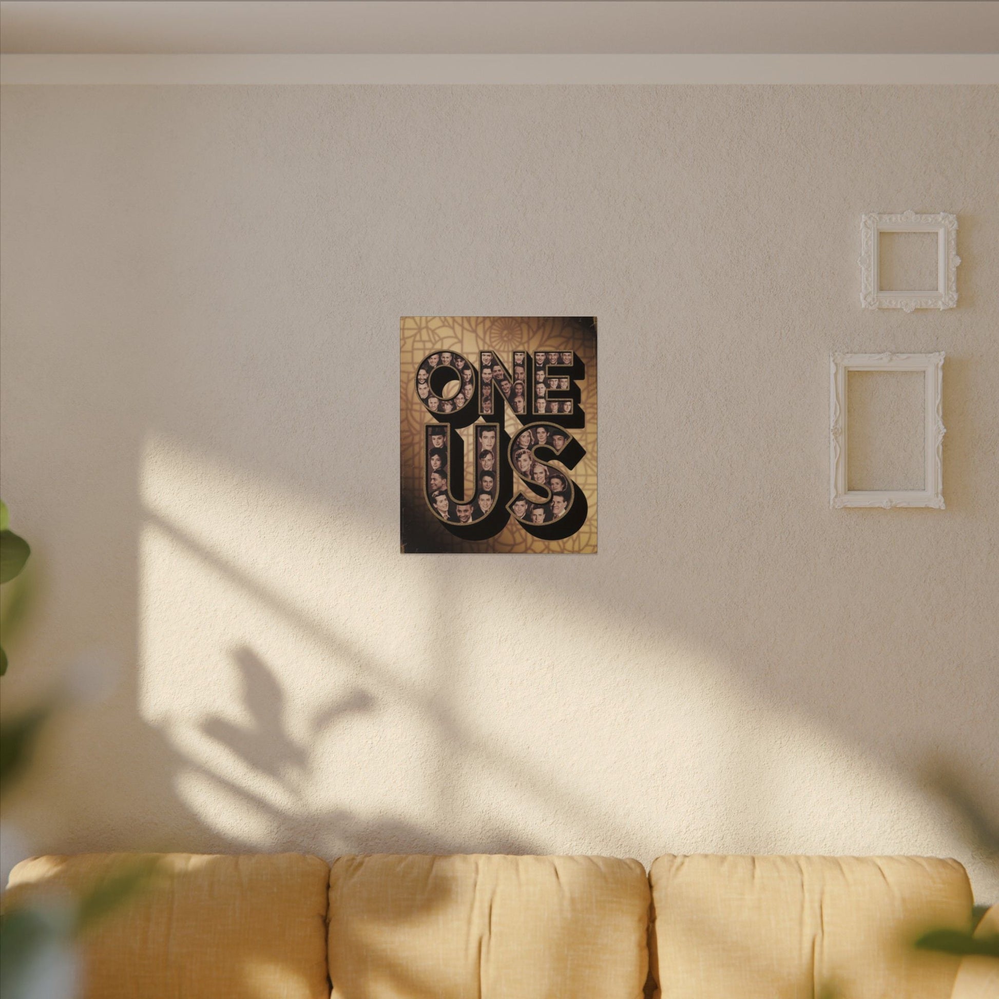 One Us Humanity Canvas Print - We Are One Us - Abanak