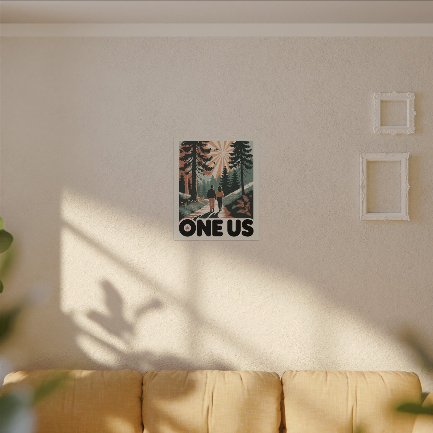 One Us Path Canvas Print - The Journey Is Shared - Abanak