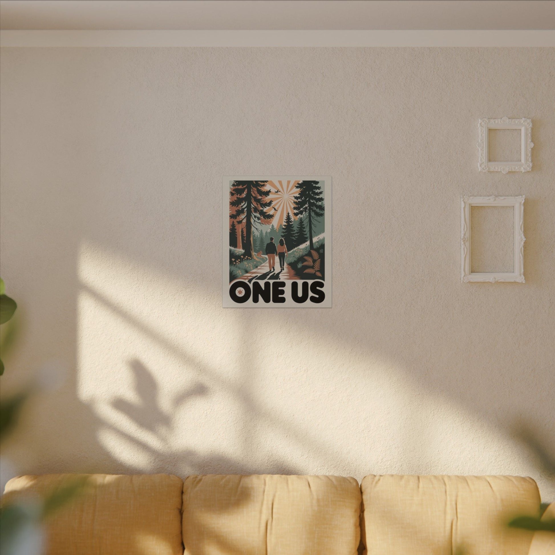 One Us Path Canvas Print - The Journey Is Shared - Abanak