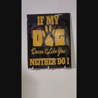 Charming Pet Approval Sign - Because Dogs Rule, Humans Drool