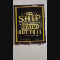 Jonathan Winters Quote Plaque for Daily Inspiration and Motivation