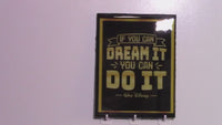 Dream Big with This Walt Disney Quote Plaque - Handcrafted Inspirational Decor