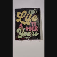 Botanical Wall Hanging - Life is Better with a Garden